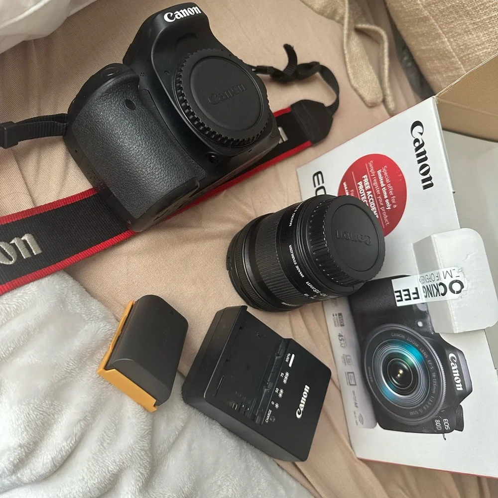 Canon Black Digital Camera Professional DSLR
